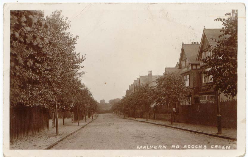 Annie - postcard of Malvern Road