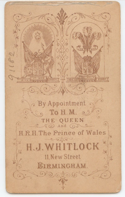 Reverse of postcard sent to Will
